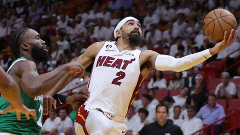 Ku Gabe Vincent của Heat bị loại ở ván 5 với mắt cá chân bị bong gân